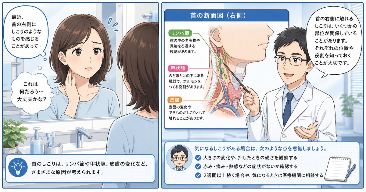 首の腫れは放置して大丈夫?受診の目安と何科に行くべきか解説