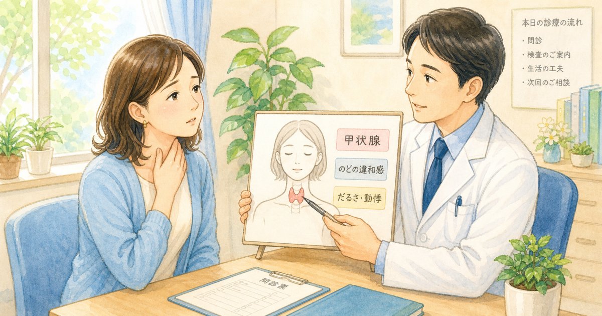 だるさや動悸が続く方へ|名古屋市瑞穂区で甲状腺内科を選ぶ基準