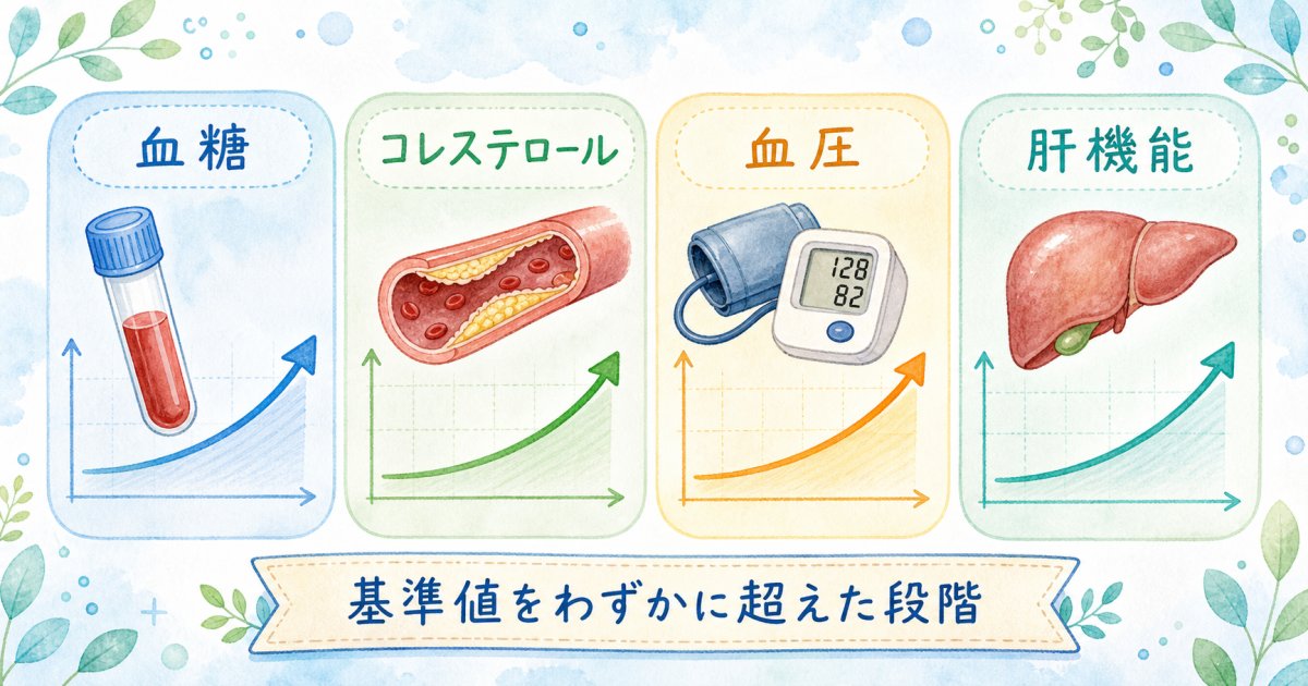 要観察が出やすい主な検査数値の意味と身体への影響
